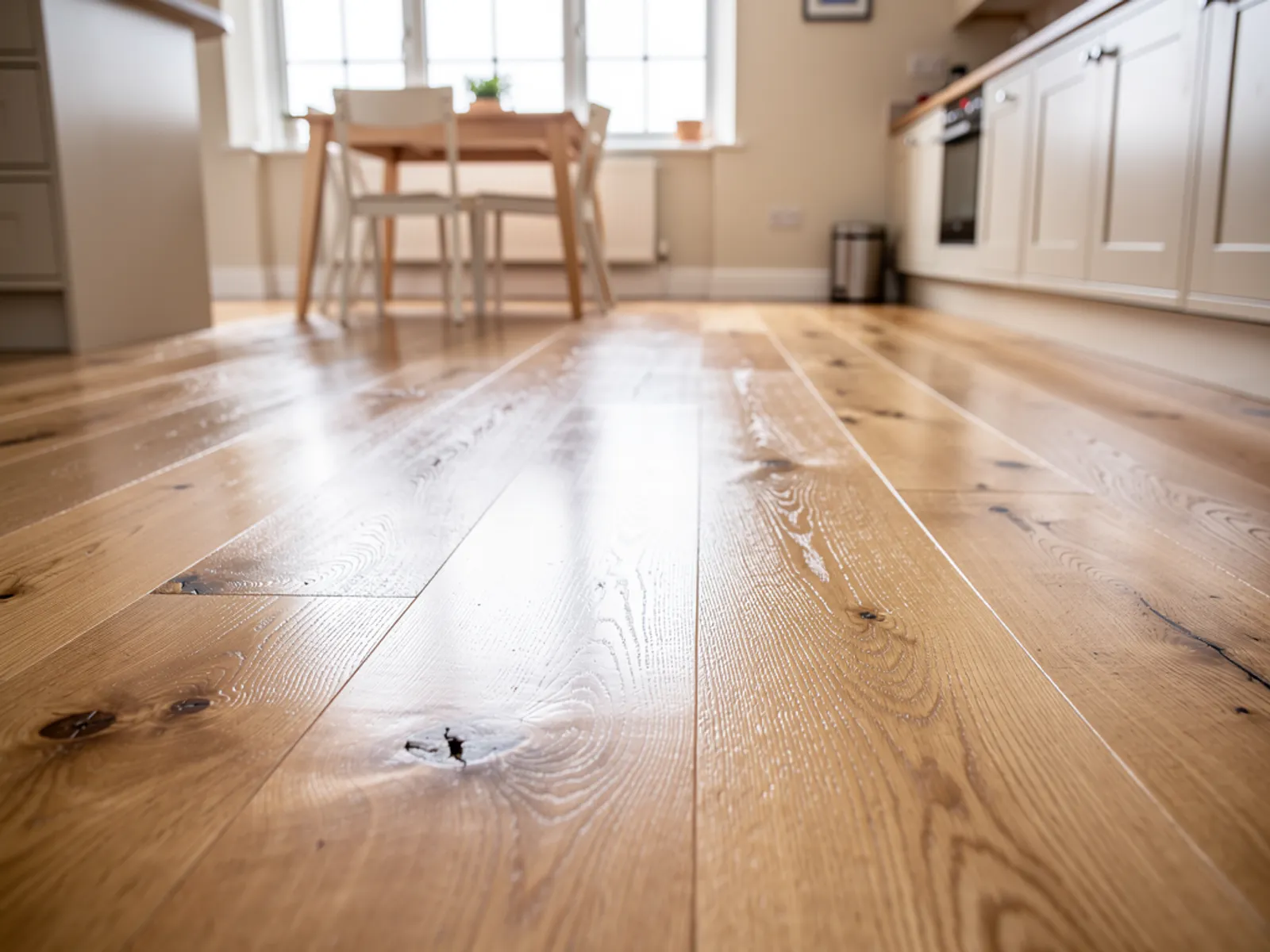 Herringbone engineered oak, Morningside
