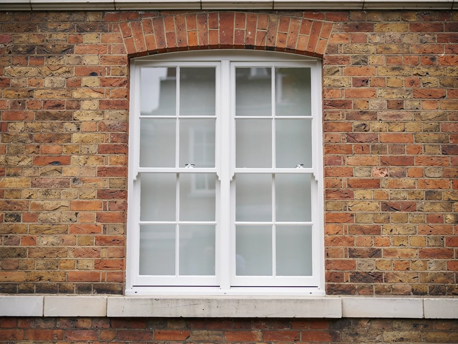 Sash window reglazed and draught-proofed, Arnold