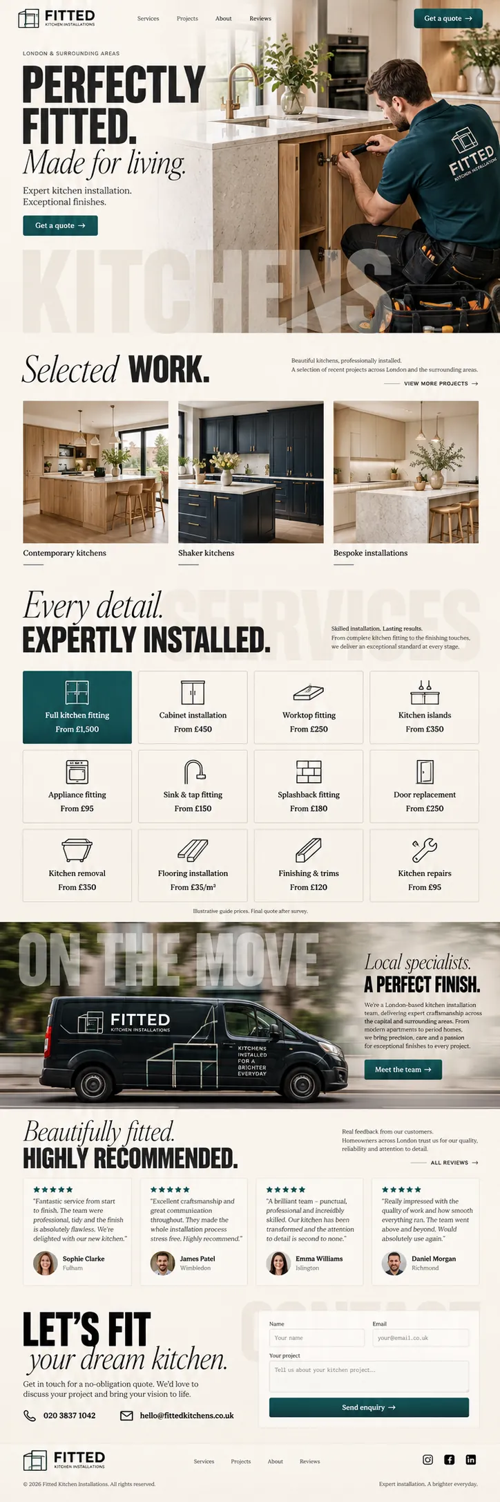 Fitted Kitchens: the whole page