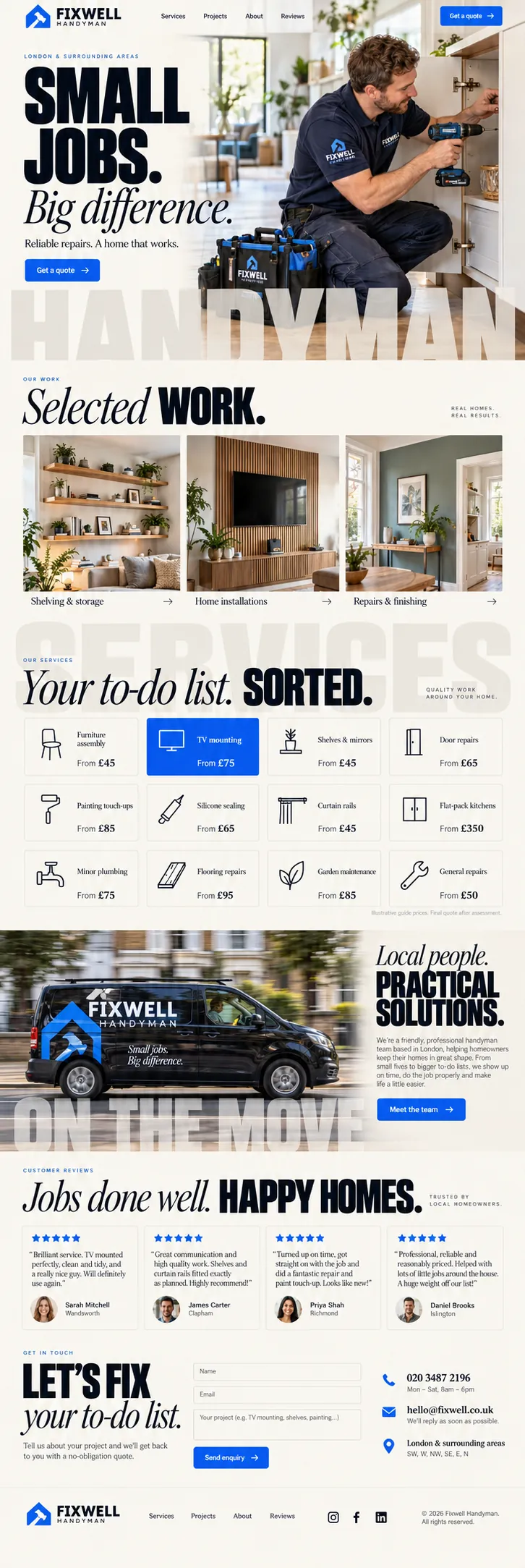 Fixwell: the whole page
