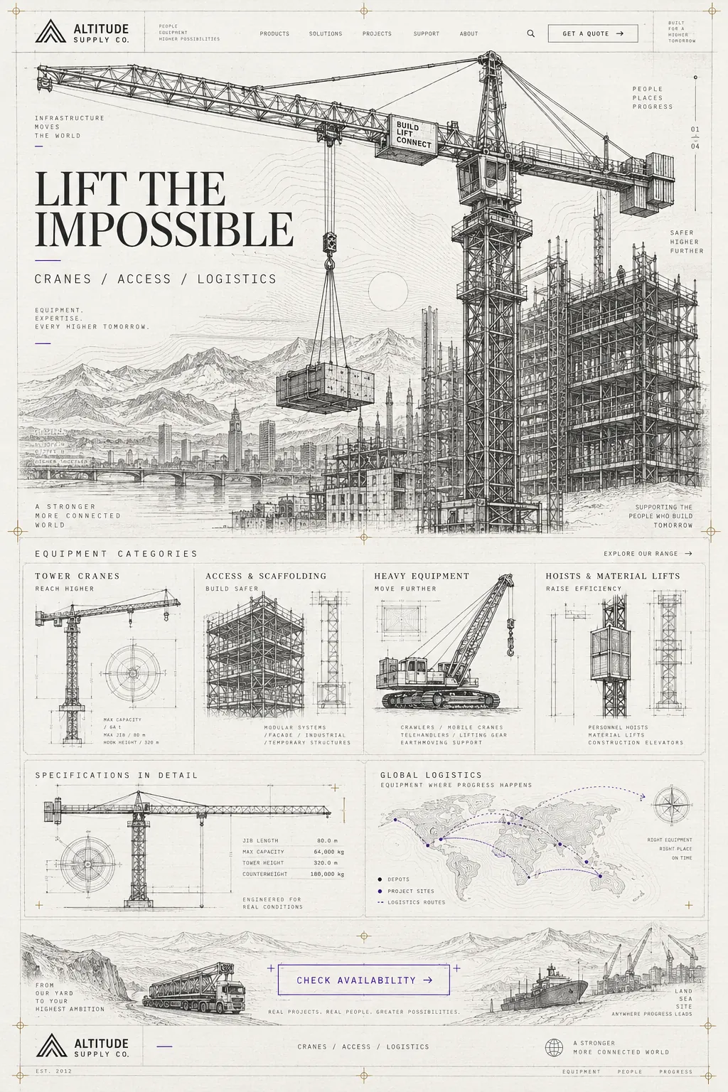 Lift the Impossible: the whole page