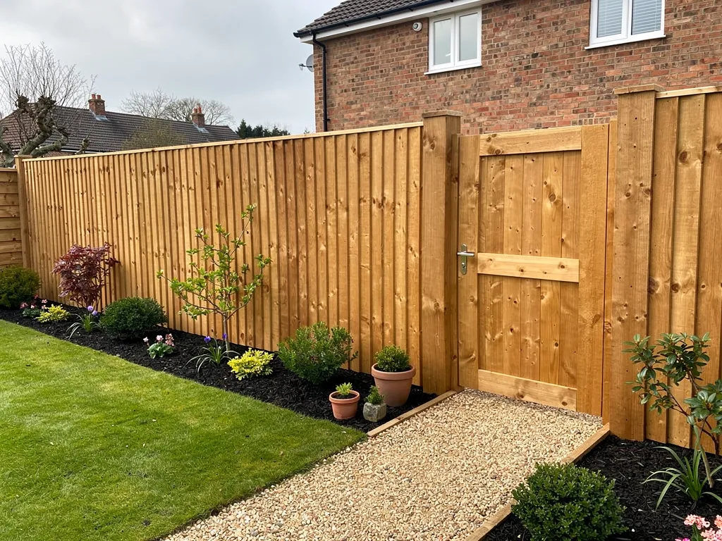 New lawn and sleeper beds, Surbiton