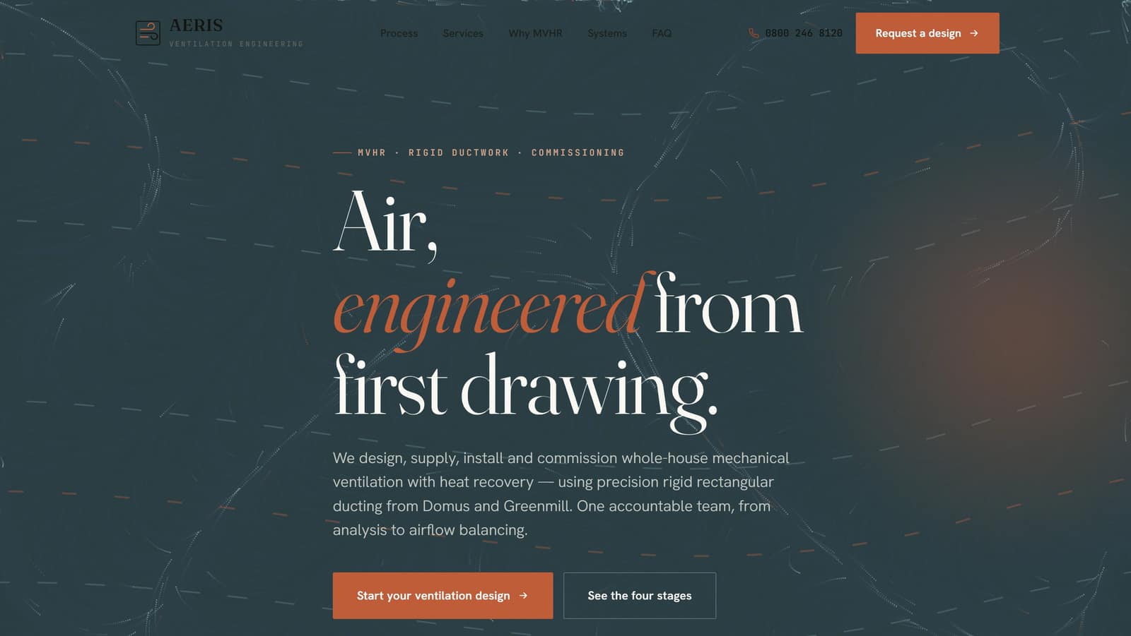 AERIS · Site website screenshot
