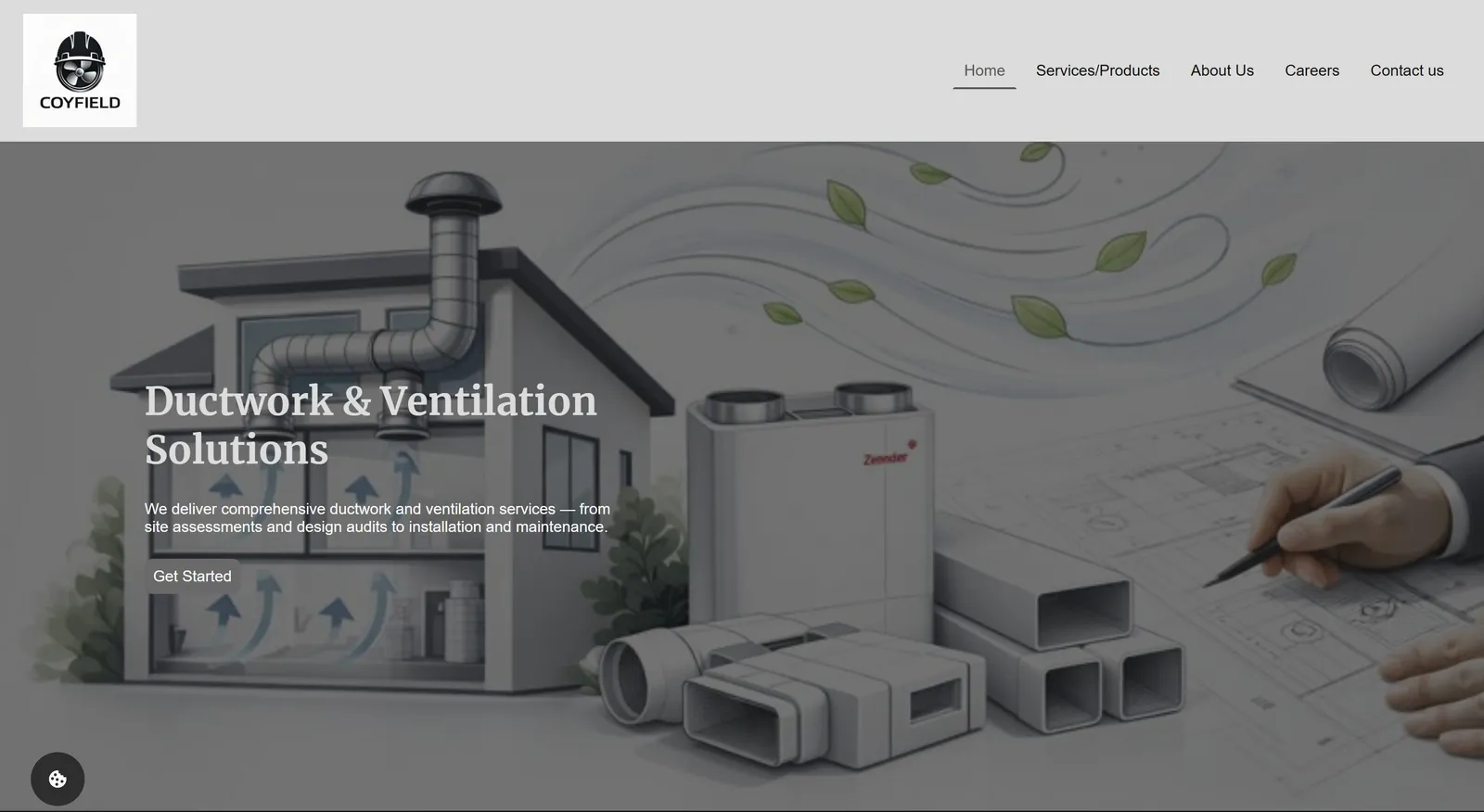 Old homepage