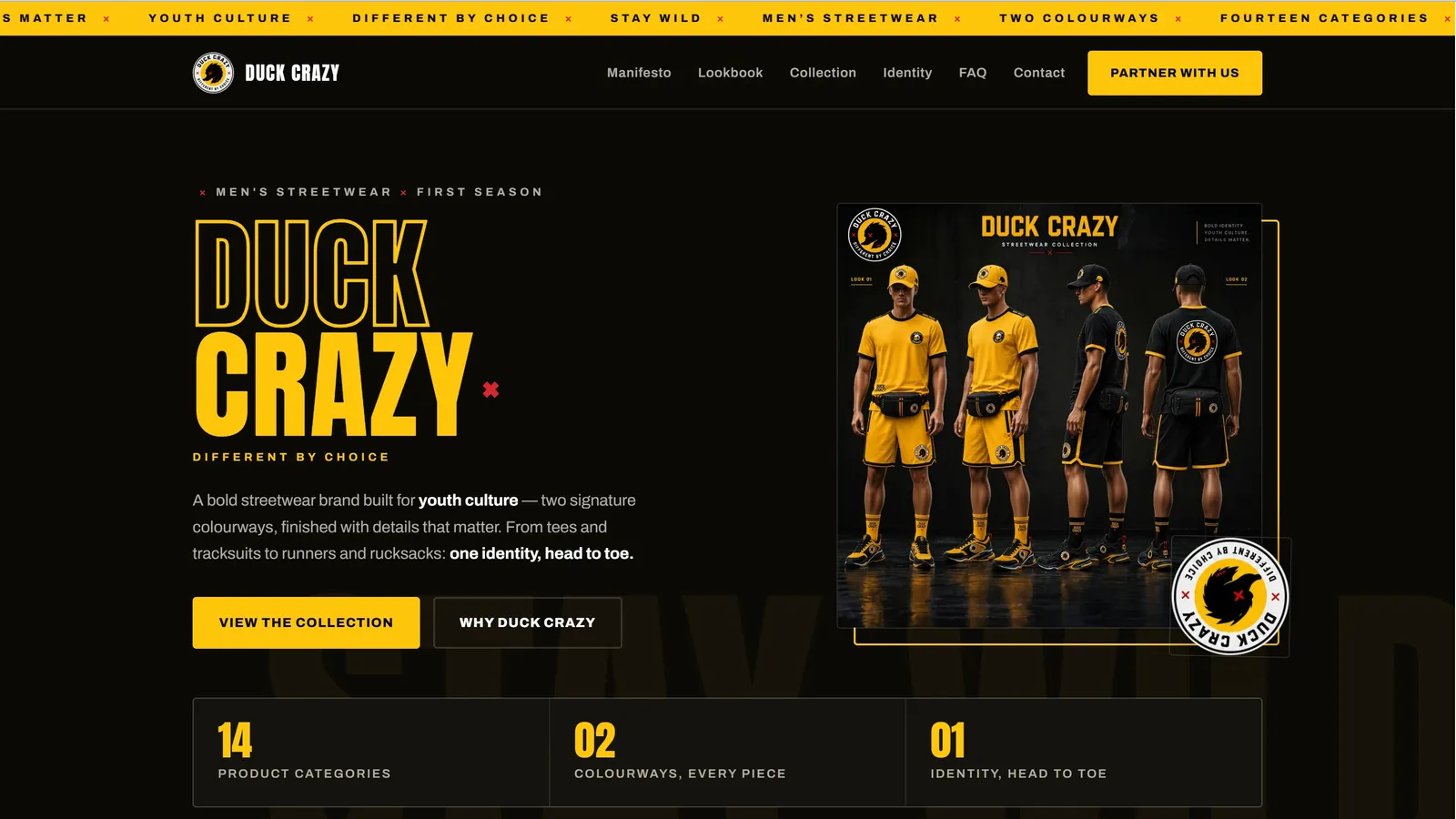 Duck Crazy website screenshot